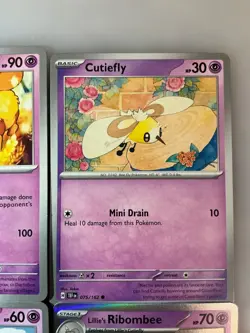 x9 Mixed pokemon cards Puppy Bee fly Fidough Cutiefly Cute Adorable Dachsbun Ex - Image 4