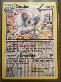 2013 Pokemon Cinccino RC19/RC25 Legendary Treasures: Radiant Collection Holo NM - Image 1