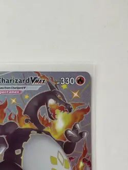 Pokemon Charizard VMAX SV107/SV122 Shining Fates Vault Holo Shiny Rare 330 HP - Image 3