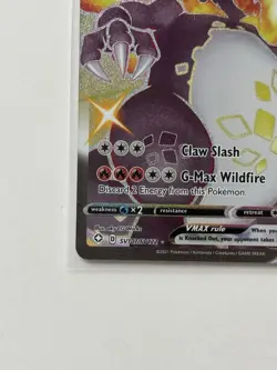 Pokemon Charizard VMAX SV107/SV122 Shining Fates Vault Holo Shiny Rare 330 HP - Image 5