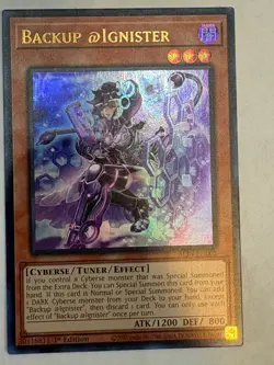 YUGIOH- Backup @Ignister - ALIN-EN002 - Ultra Rare - 1st Edition - Image 1