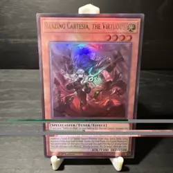 Blazing Cartesia, the Virtuous 1st Edition Ultra Rare CH01-EN004 NM Yu-Gi-Oh! - Image 1