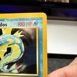 Pokemon TCG Base Set Gyarados Holo Rare 6/102 Vintage WOTC LP - Image 5