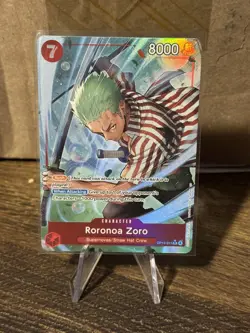 Roronoa Zoro Alt Art OP14-015 One Piece TCG English IN-HAND - Image 1