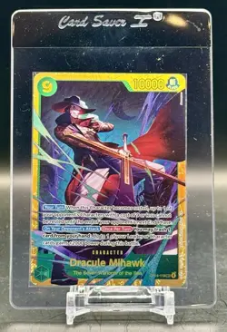 Dracule Mihawk OP14-119 Secret Rare The Azure Sea's Seven One Piece TCG NM - Image 1