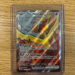 Pokemon TCG Team Rocket's Moltres EX 208/182 Destined Rivals Full Art - Image 1