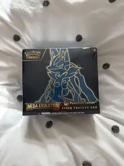 Pokemon TCG Mega Evolution Lucario Pokemon Center Elite Trainer Box - SEE PHOTOS - Image 1