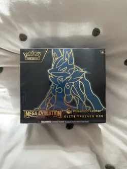 Pokemon TCG Mega Evolution Lucario Pokemon Center Elite Trainer Box - SEALED - Image 1