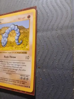 1st Edition Shadowless Onix 56/102 Base Set Pokemon Card CGC 8.5 - Image 3