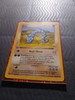 1st Edition Shadowless Onix 56/102 Base Set Pokemon Card CGC 8.5 - Image 4