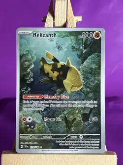 Relicanth 173/162 IR Pokemon TCG: Temporal Forces Illustration Rare NM - Image 1