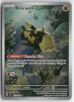 Relicanth 173/162 IR Illustration Rare Temporal Forces Pokemon English Card (LP) - Image 1