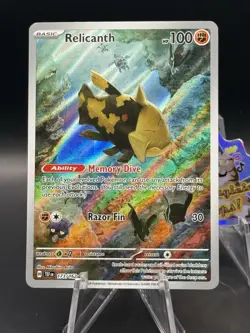 Relicanth 173/162 Pokemon SV05: Temporal Forces Illustration Rare - Image 1