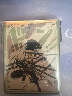 Roronoa Zoro 60 Standard Sleeves One Piece Card Game TCG - Image 1