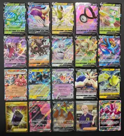 Pokemon Card Lot (20 Card Lot) Gold Rare V EX Full Art Trainer Ultra Rare Cards - Image 1