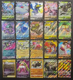 Pokemon Card Lot (20 Card Lot) Gold Rare V EX Full Art Trainer Ultra Rare Cards - Image 1