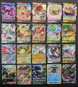Pokemon Card Lot (20 Card Lot) V VMAX EX Full Art Trainer Ultra Rare Cards - Image 1