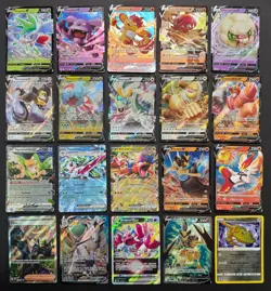 Pokemon Card Lot (20 Card Lot) V VMAX EX Full Art Trainer Ultra Rare Cards - Image 1