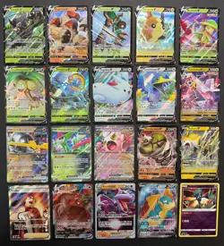Pokemon Card Lot (20 Card Lot) V VMAX EX Full Art Trainer Ultra Rare Cards - Image 1