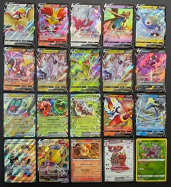 Pokemon Card Lot (20 Card Lot) V VMAX EX Full Art Trainer Ultra Rare Cards - Image 1
