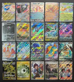 Pokemon Card Lot (20 Card Lot) Gold Rare V EX Full Art Trainer Ultra Rare Cards - Image 1