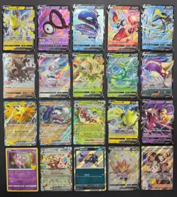 Pokemon Card Lot (20 Card Lot) V VMAX EX Full Art Trainer Ultra Rare Cards - Image 1