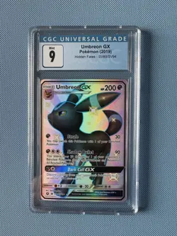 2019 Pokemon Hidden Fates Full Art Umbreon GX SV69/SV94 CGC Mint 9 - Image 1