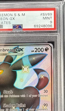 Umbreon GX SV69/SV94 2019 Hidden Fates: Shiny Vault Holo PSA 9 Pokemon card - Image 2
