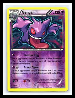 💥 GENGAR | Pokemon TCG 2015 | (XY Breakthrough Set) Reverse Holo Rare # 60/162 - Image 1