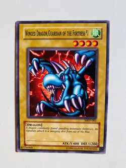 YU-GI-OH! WINGED DRAGON, GUARDIAN OF THE FORTRESS #1 MRD-002 NM-MT CARD - Image 1