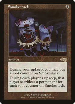 Smokestack Urza's Saga NM Artifact Rare MAGIC THE GATHERING MTG CARD ABUGames - Image 1