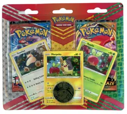 Pokemon TCG: Snorlax, Morpeko & Applin Cards with 2 Booster Packs & Coin 820650809842 - Image 1