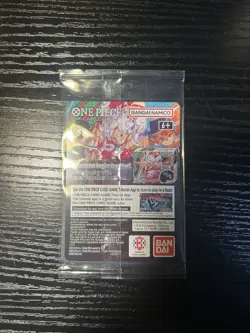 One Piece Monkey D. Luffy US Voyage College Basketball Promo Card - SEALED - Image 2
