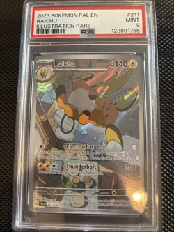 Pokemon TCG Raichu Paldea Evolved Full Art Illustration Card 211/193 - Image 1