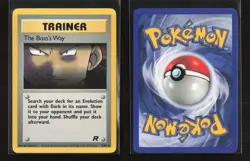 The Boss's Way 73/82 Uncommon Team Rocket Pokemon LP - Image 1
