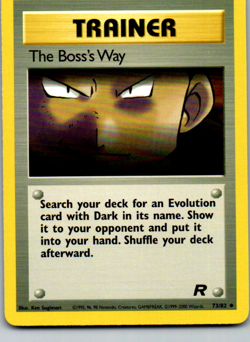 The Boss's Way Uncommon Team Rocket 73/82 LP - Image 1