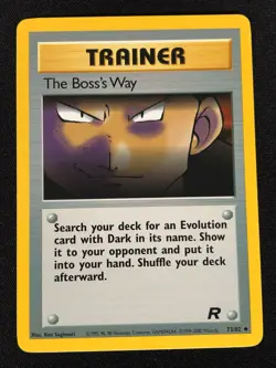 Pokemon The Boss's Way 73/82 Common (NM) - Image 1