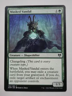 Masked Vandal Kaldheim Regular 184/285 - Image 1