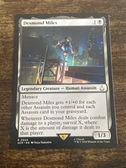 Desmond Miles 0024 Universes Beyond: Assassin's Creed MTG Magic S2732* - Image 1