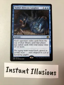 NM Tasha’s Hideous Laughter - Adventures in the Forgotten Realms Mtg Tcg - Image 1