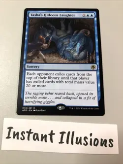 NM Tasha’s Hideous Laughter - Adventures in the Forgotten Realms Mtg Tcg - Image 2