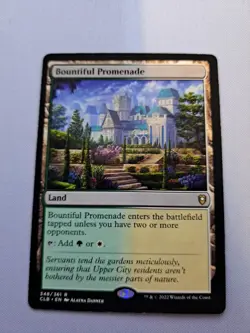 MTG - Bountiful Promenade - Commander Legends: Battle for Baldur's Gate - LP - Image 1