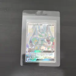 Pokemon TCG - Hidden Fates - Zygarde Gx SV65/SV94 Full Art Shiny Vault card NM - Image 1