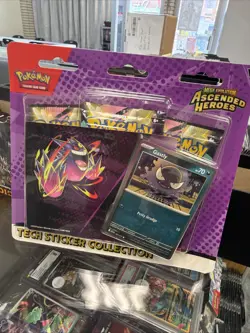Pokemon TCG Ascended Heroes Tech Sticker Collection Sealed Ships 1/30 - Image 1