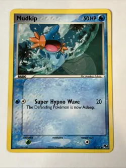 Mudkip 11/17 Pokemon 2006 Pop Series 4 Common Non-Holo - Image 1