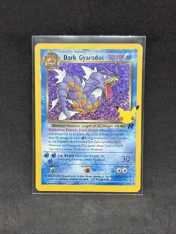 Dark Gyarados Pokemon Celebrations: Classic Collection Holo 8/82 LP LIGHT PLAY - Image 1
