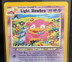 Pokemon TCG Light Slowbro Neo Destiny 51 Unlimited Uncommon - Image 2