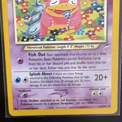 Pokemon TCG Light Slowbro Neo Destiny 51 Unlimited Uncommon - Image 3