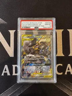 2019 Pokemon Sun and Moon - Lucario & Melmetal GX SM19 Black Star Promo - PSA 10 - Image 1