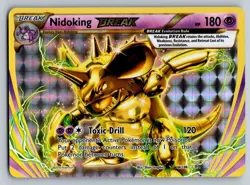 Pokemon Nidoking BREAK Rare BREAK XY - Evolutions 46/108 NM - Image 1